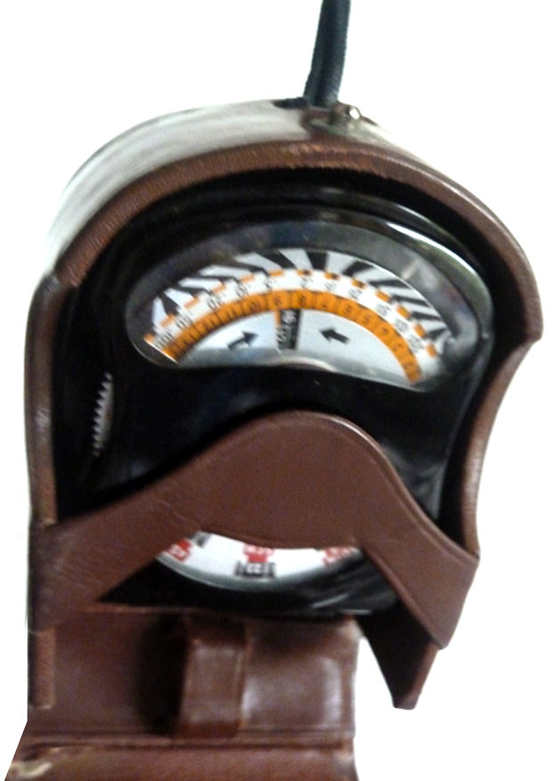 Petite Cellule photo de poche, couleur noir dans �tuis cuir. 15 Alfortville (94)