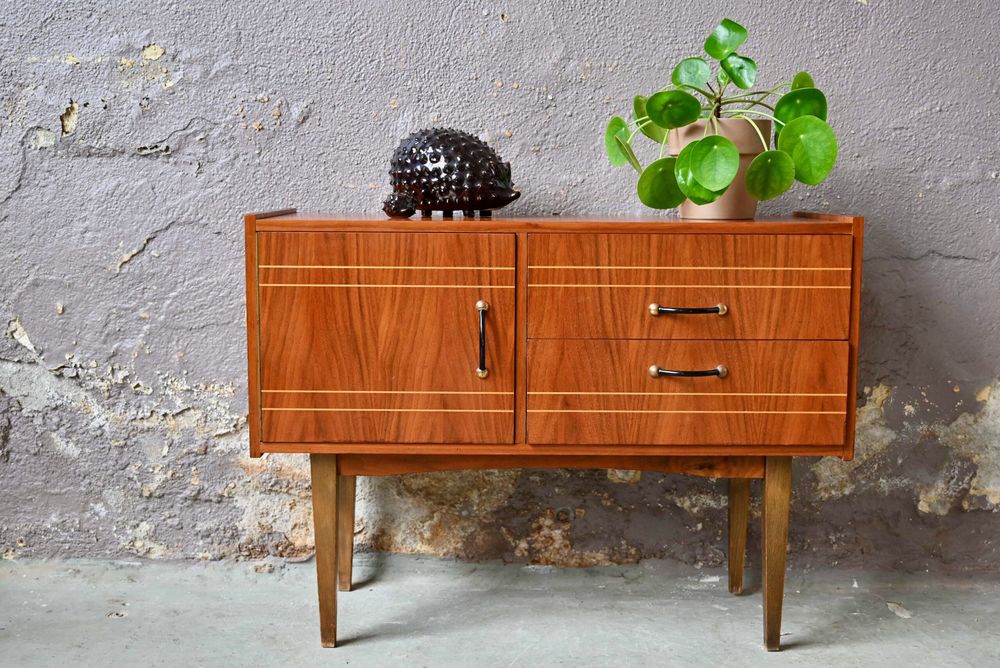 Petite enfilade de style vintage scandinave sideboard meuble 290 Wintzenheim (68)