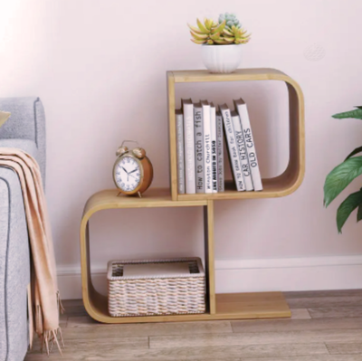 Petite �tag�re design asym�trique ? Bois clair naturel 89 Lyon 1 (69)