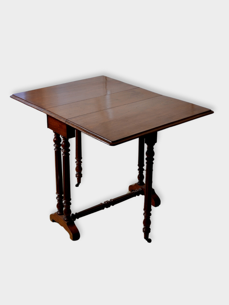 Petite table d'appoint � volets en Acajou XIXe 650 Paris 19 (75)