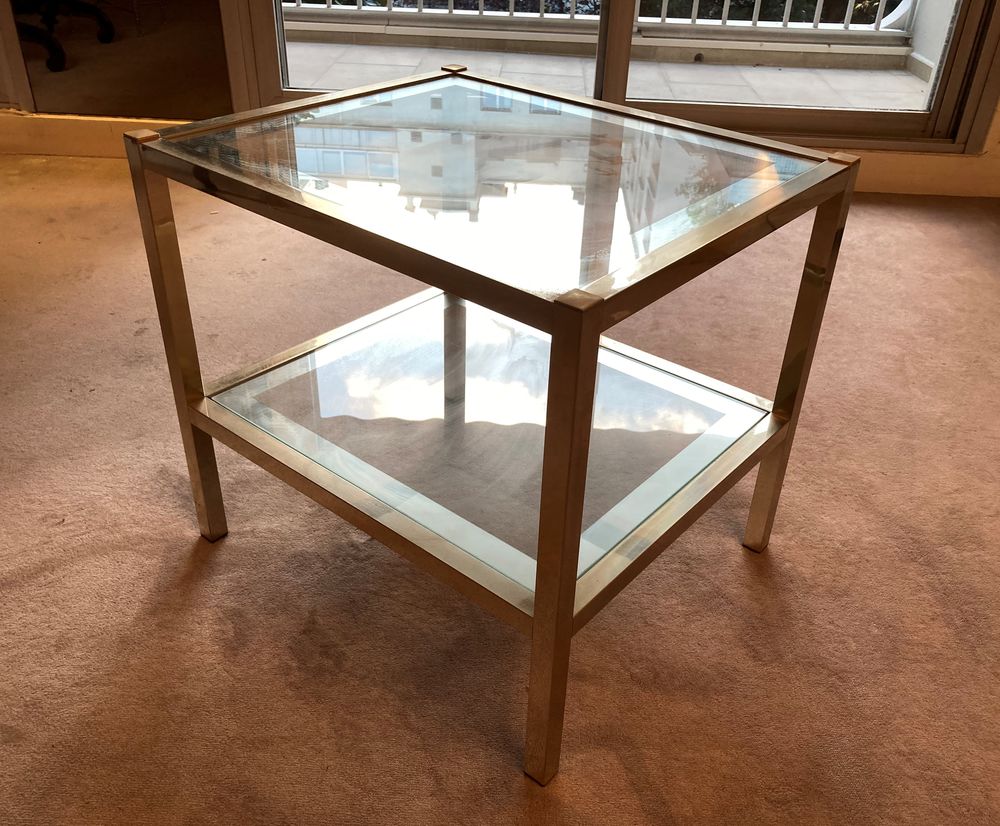 Petite table basse en verre 90 Bagneux (92)
