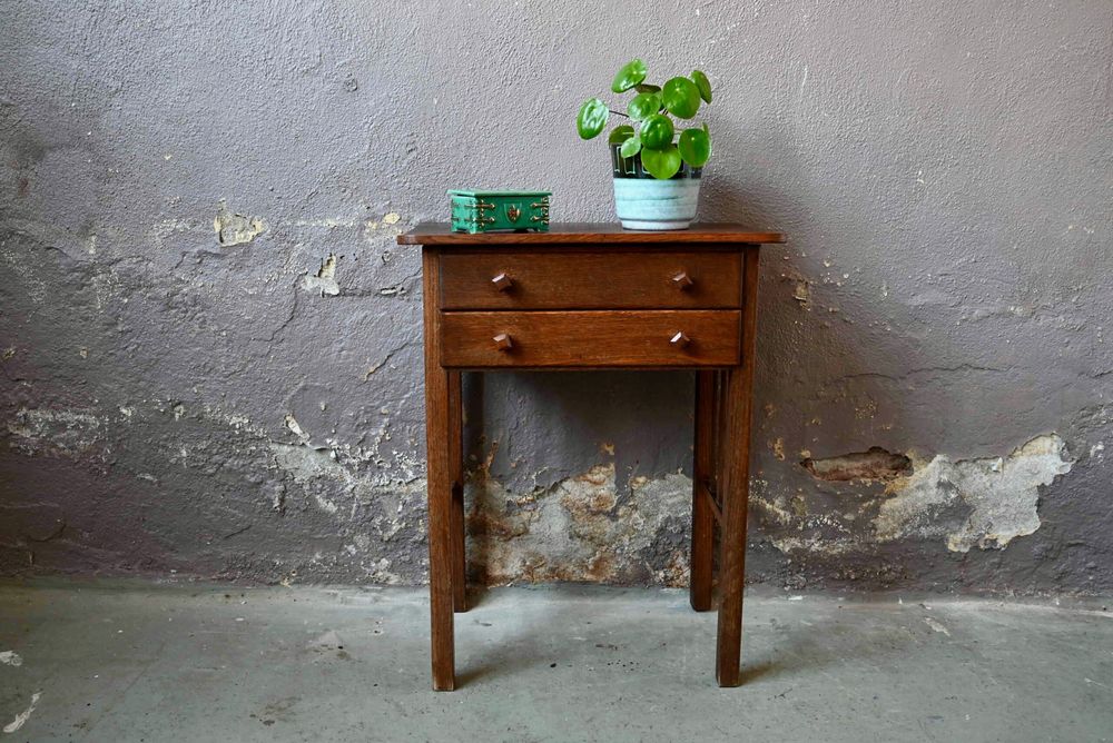 Petite table desserte en ch�ne gu�ridon petit meuble entr�e 220 Wintzenheim (68)