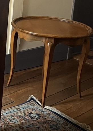 Petite table ronde en bois 45 Neuilly-sur-Seine (92)