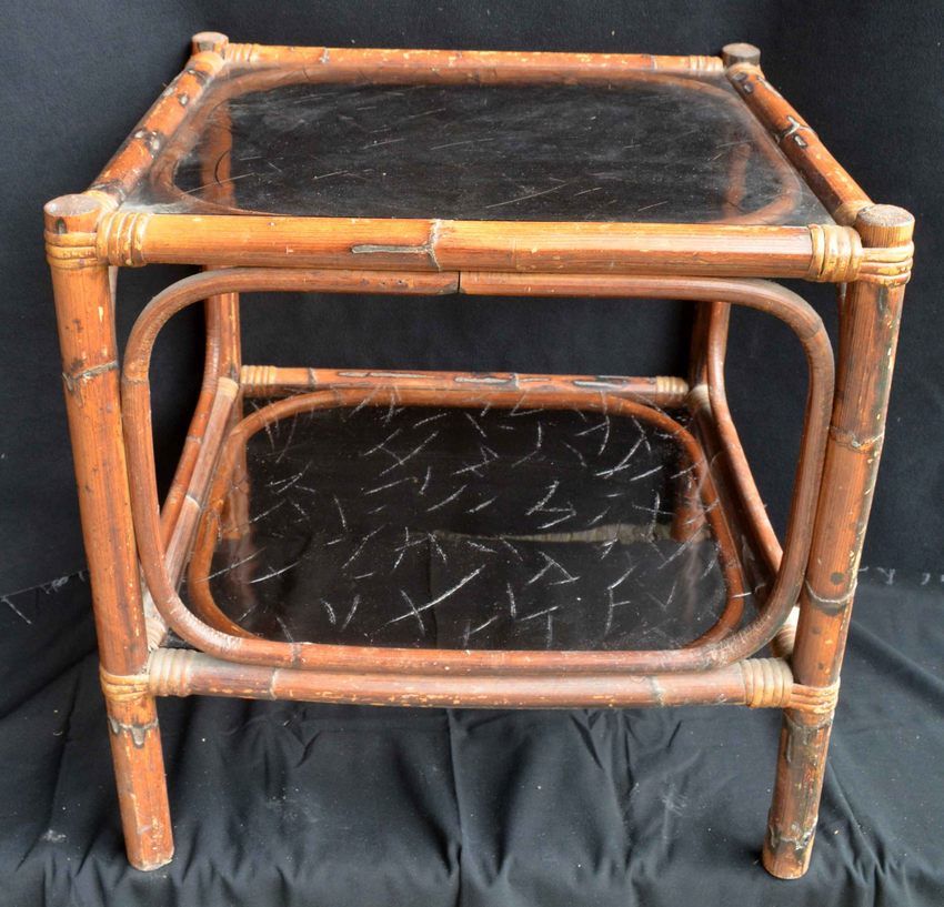 Petite table en rotin 25 Thenneli�res (10)