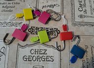 Lot 6 petits cadenas de couleur 5 Antibes (06)
