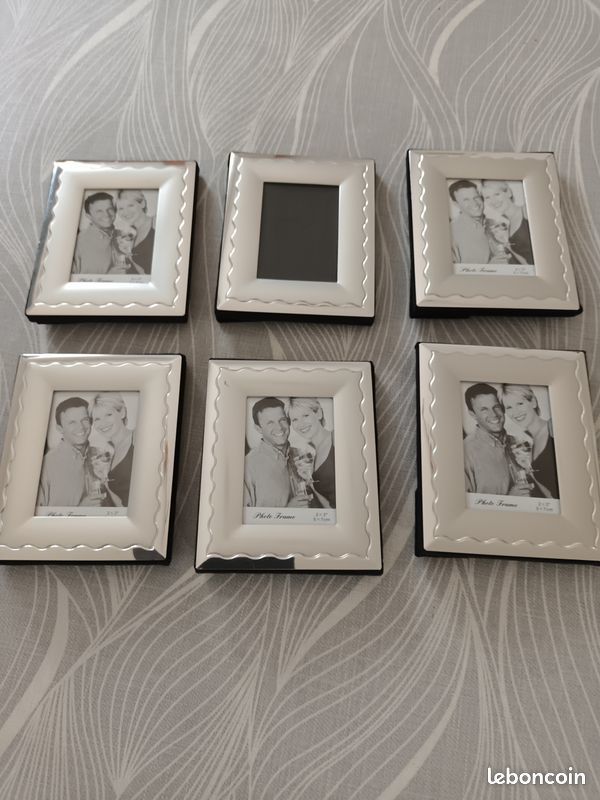 Lot de 6 petits cadres argent�s horizontal ou vertical NEUFS 6 Romorantin-Lanthenay (41)