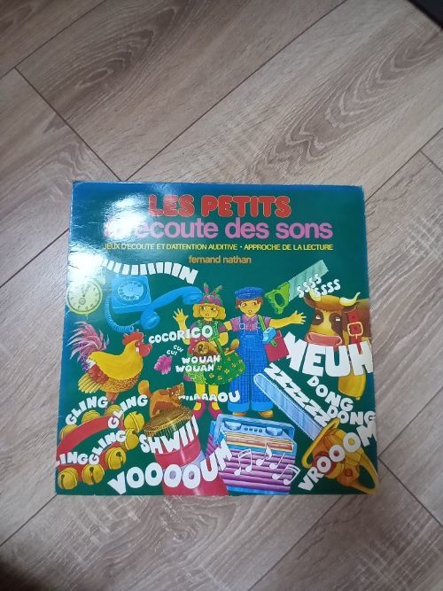Les petits � l'�coute des sons Fernand Nathan vinyle 33 tour 2.4 Villiers (86)