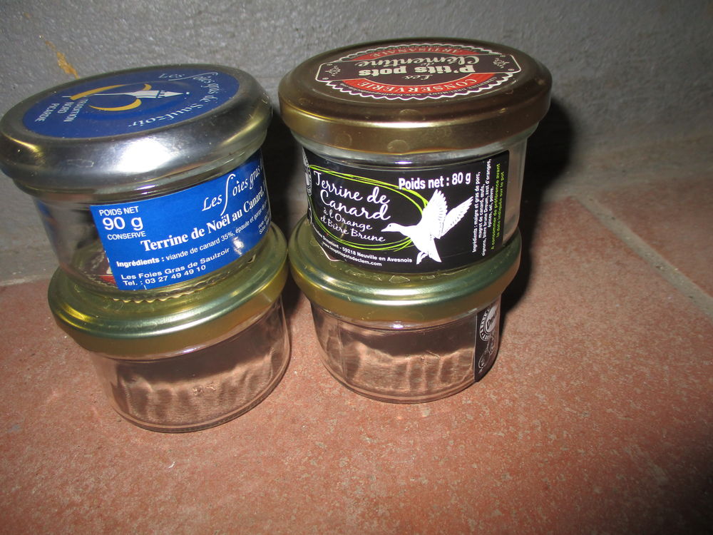 4 petits ports en verre 90 grammes et 80 grammes 0 M�rignies (59)