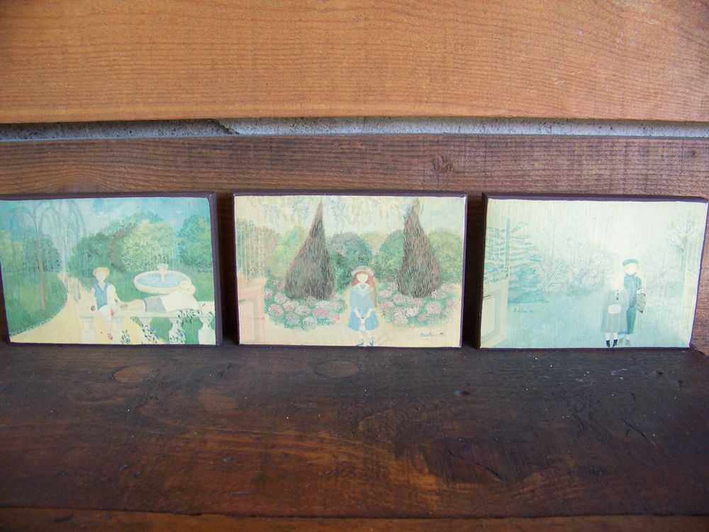 LOT DE 3 PETITS TABLEAUX . 30 Bess�ges (30)