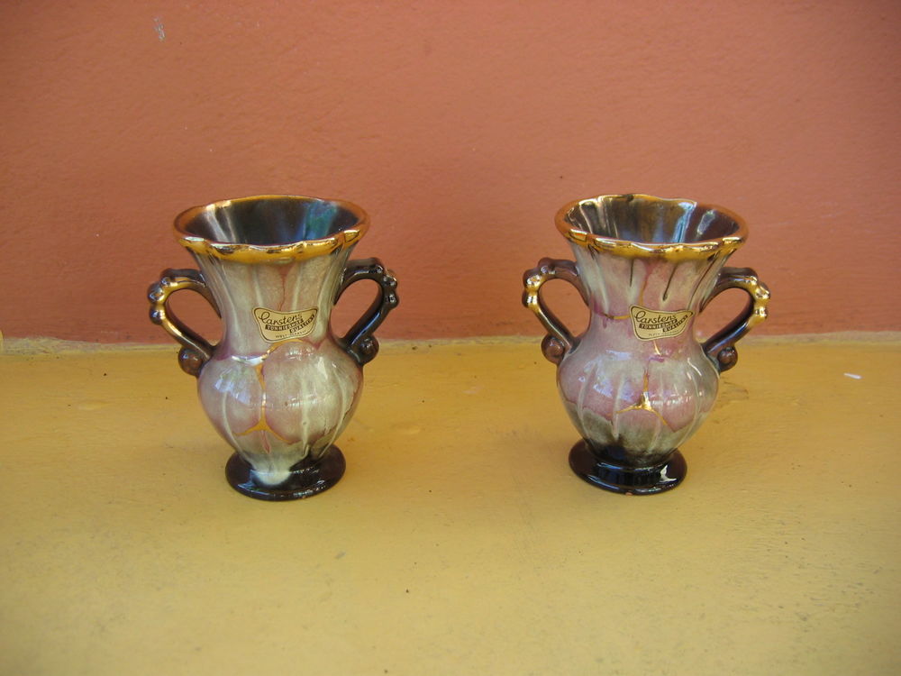 2 Petits Vases Carstens T�nnieshof Qualitat West-Germany. 20 Le Vernois (39)