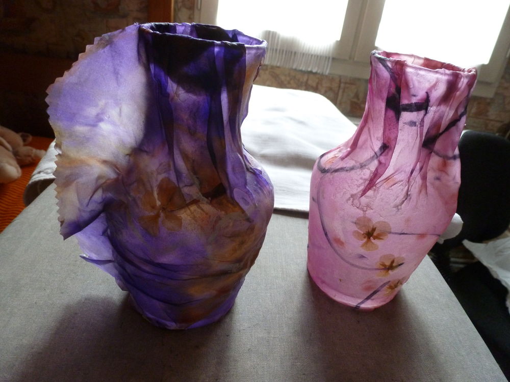 petits vases recouverts de soie 10 Talence (33)