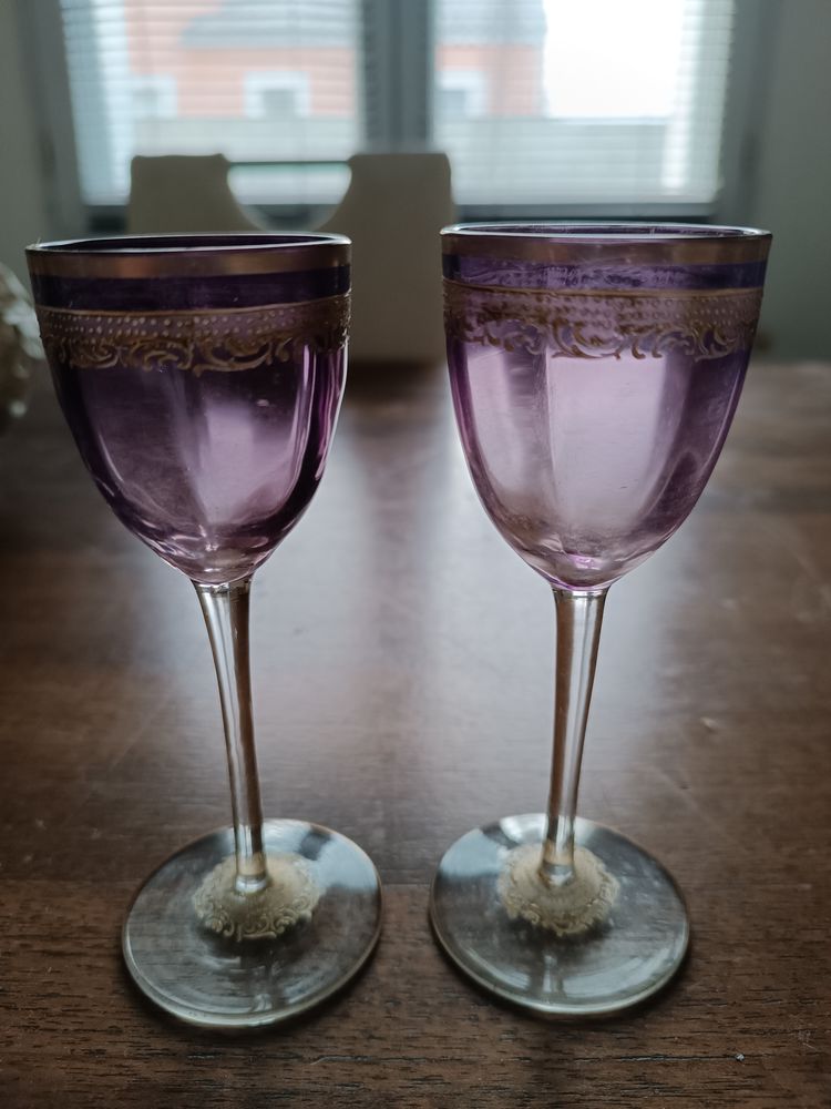 Lot de 2 petits verres 15 Cruas (07)