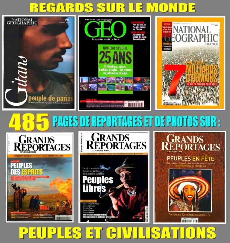 PEUPLES - g�o - CIVILISATIONS 18 Lyon 8 (69)