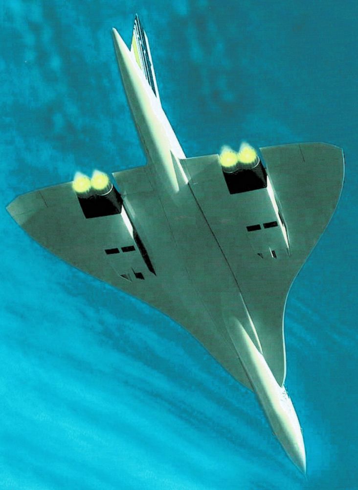 Photo du Concorde en vol 7 Castres (81)