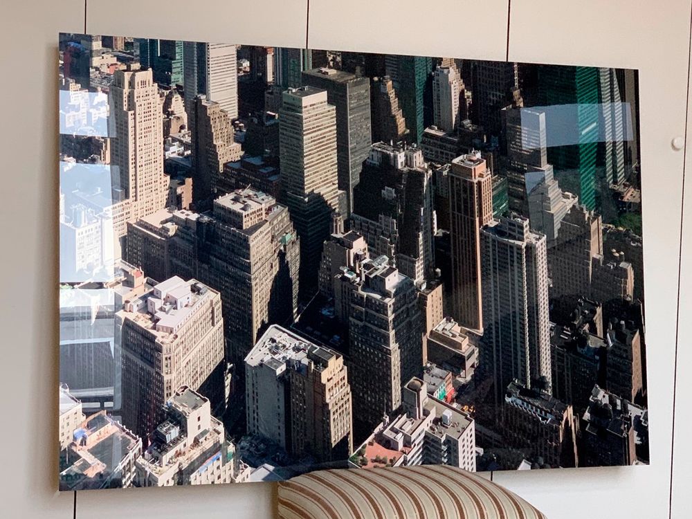 Photo New York contre coll�e sous plexiglas 160 Paris (75)