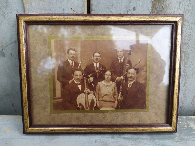 Photographie Ancienne Edmond Primetens Premier Orchestre 0 Loches (37)