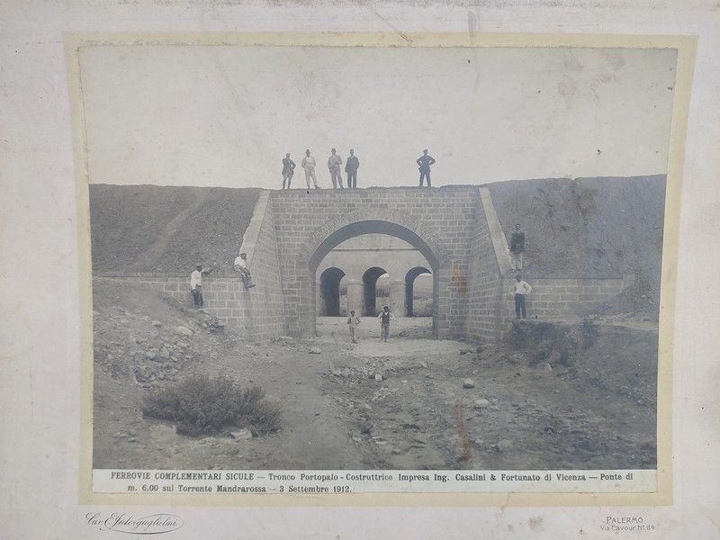 Photographie Eugenio Interguglielmi Chemin de Fer Sicilien 1 Loches (37)