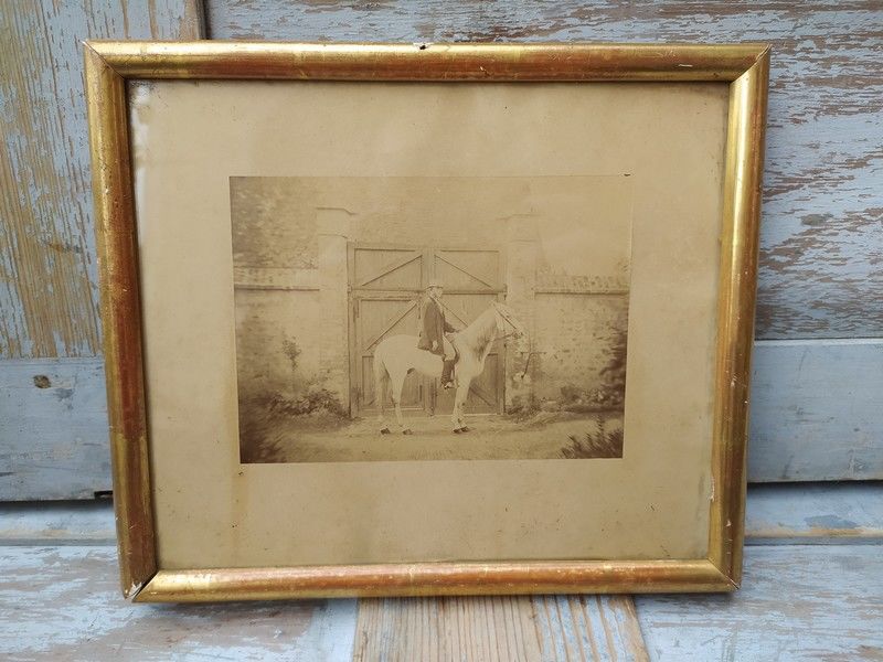 Photographie Hippique Juge Tribunal des Andelys Cheval 1869 60 Loches (37)