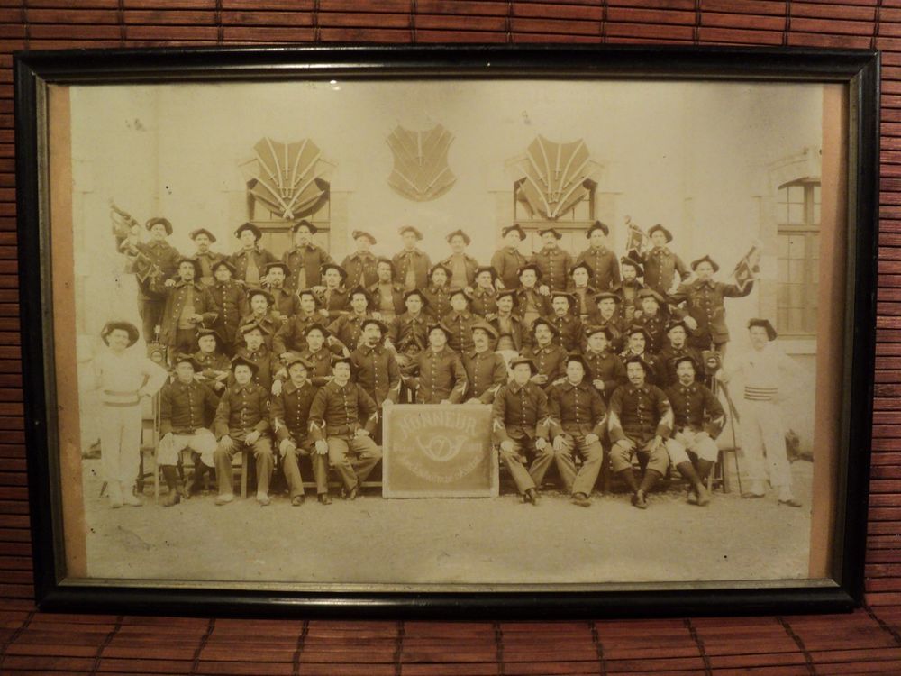 Photographie Militaire 7�me Chasseurs Enfants de l'Ari�ge 50 Loches (37)