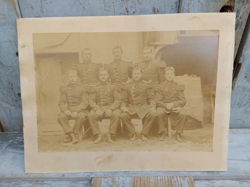 Photographie Militaires du 68�me R�giment Infanterie ca1870 0 Loches (37)