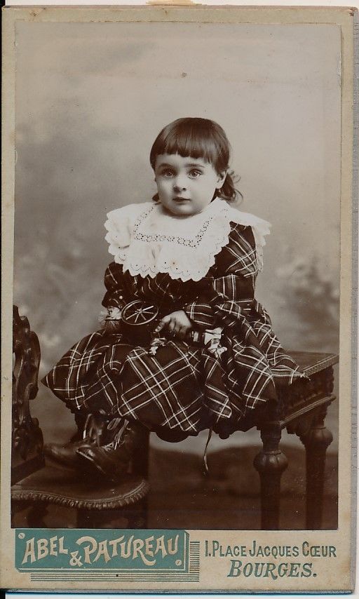 CDV Photographie Portrait Enfant Jouet Cheval Mode 1900 0 Loches (37)