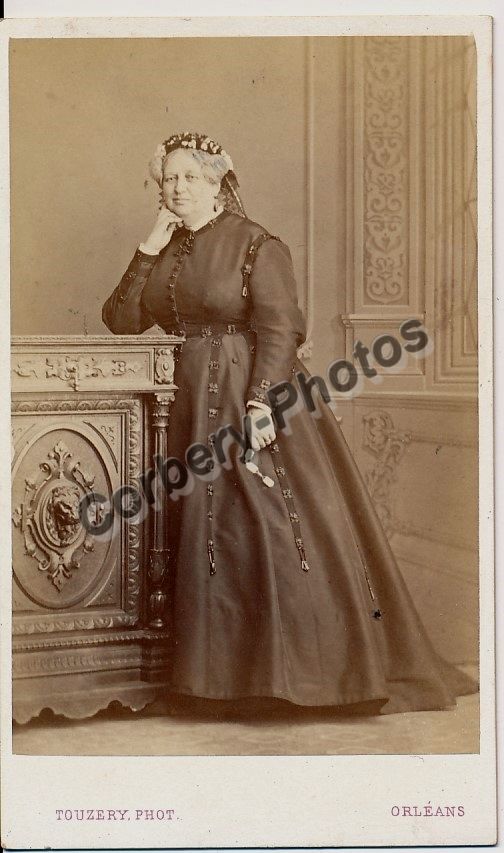 CDV Photographie Portrait Femme de la Noblesse � Identifier 0 Loches (37)