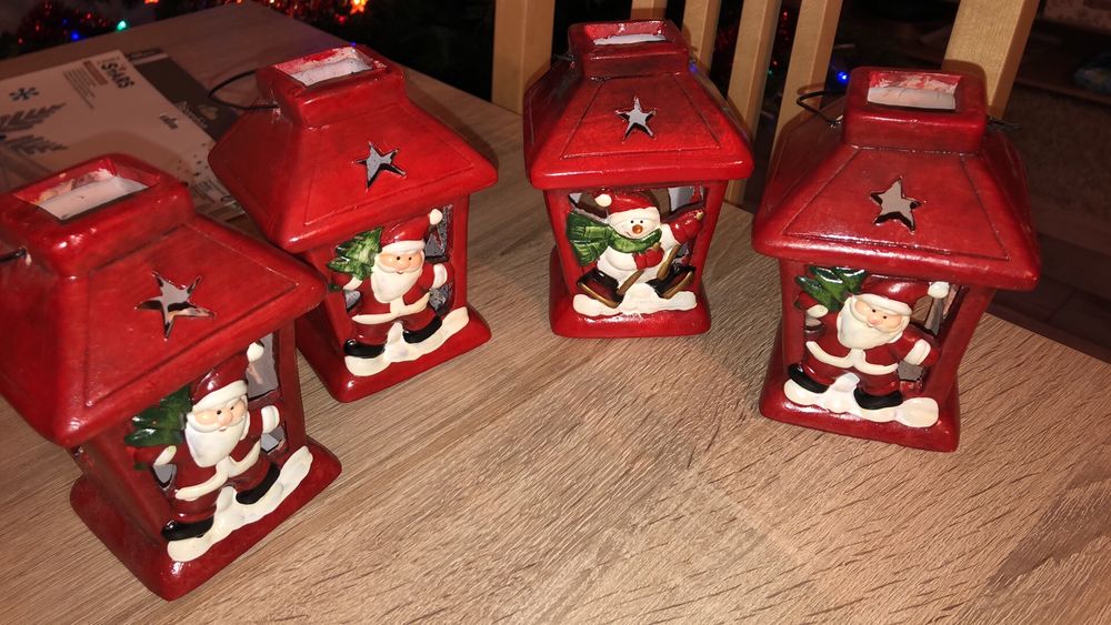 Lot de 4 photophores de No�l 20 Talange (57)