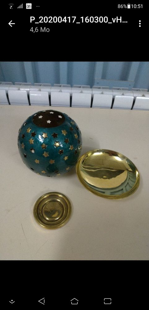 Photophores vert et bleu (2) 10 Saint-Br�s (30)