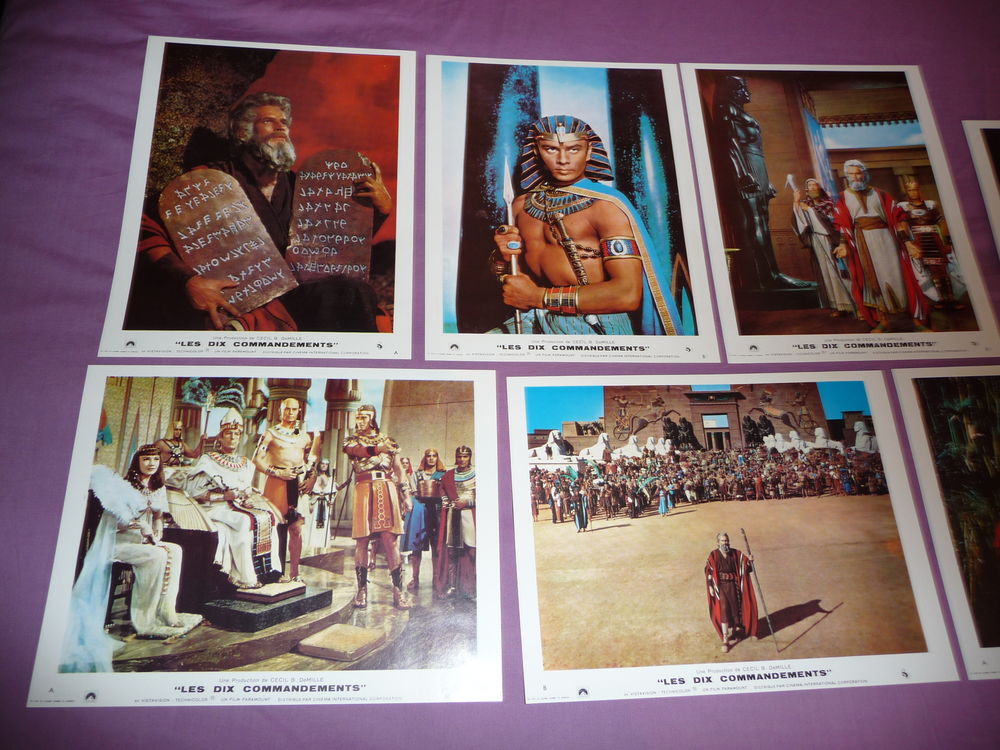 JEU 8 PHOTOS  CINEMA LES 10 COMMANDEMENTS 15 Marly-le-Roi (78)