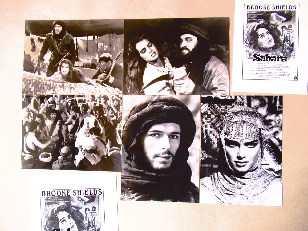 Jeu de 5 photos noire et blanc d'exploitation SAHARA 1983 22 Curtafond (01)