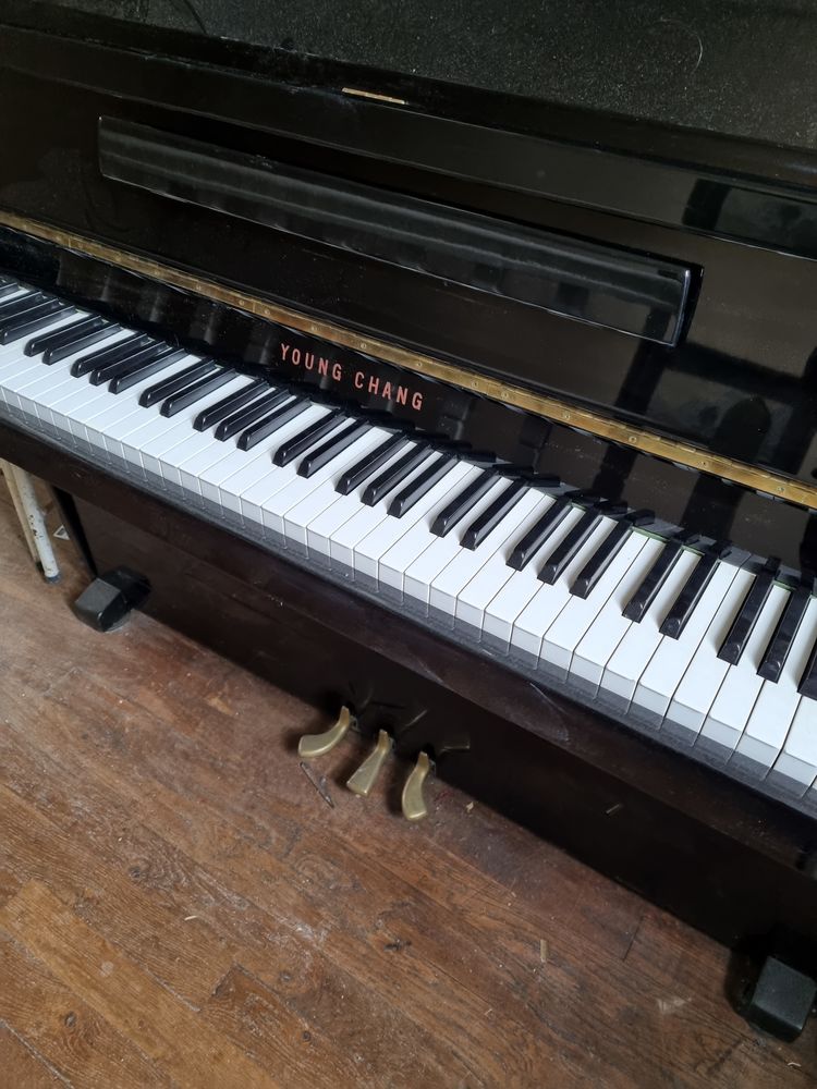Piano droit laqu� noir young chang 500 Bougival (78)