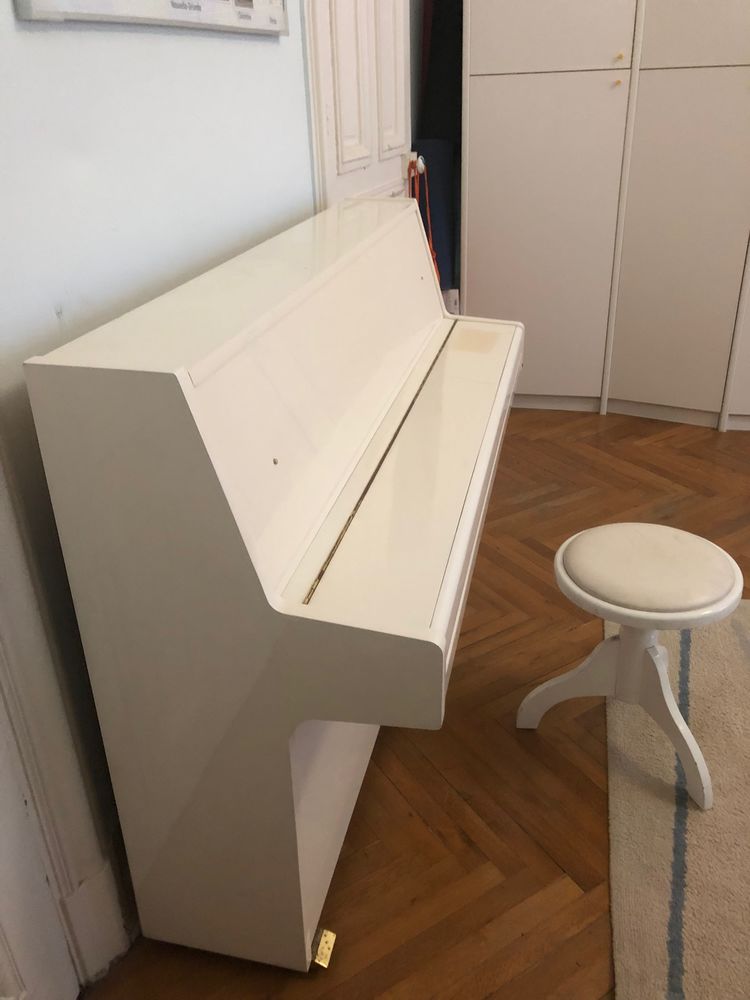 Piano droit SAMICK blanc 1985 800 Nice (06)