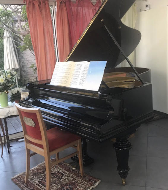 piano 1/2 Queue, Bechstein, modèle B, n°série 86843 18000 Bois-Colombes (92)