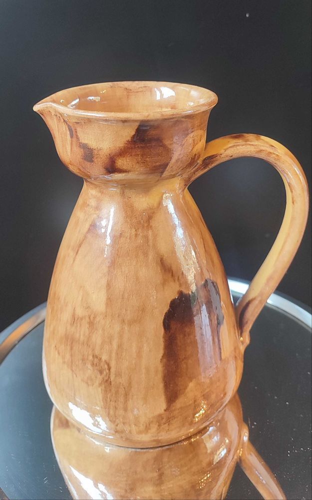 Pichet ancien c�ramique rustique . Ann�es 50/70 24 Clermont (60)