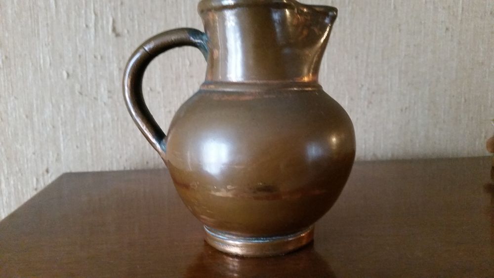 Pichet c�ramique de Vallauris sign� FOUCARD-JOURDAN 45 Paris 13 (75)