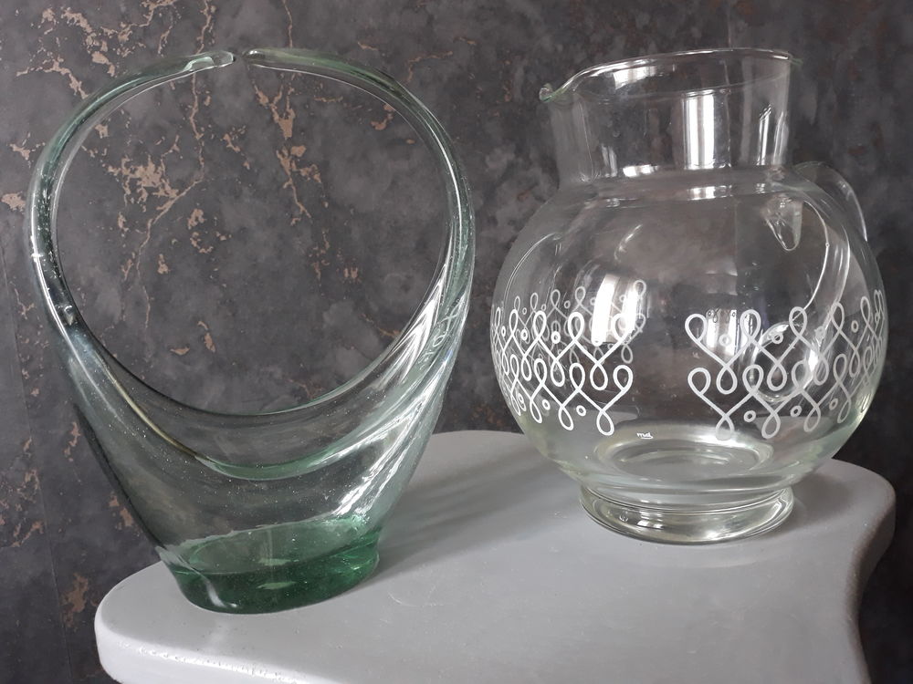 Pichet en verre anciens 50 Saint-�tienne (42)