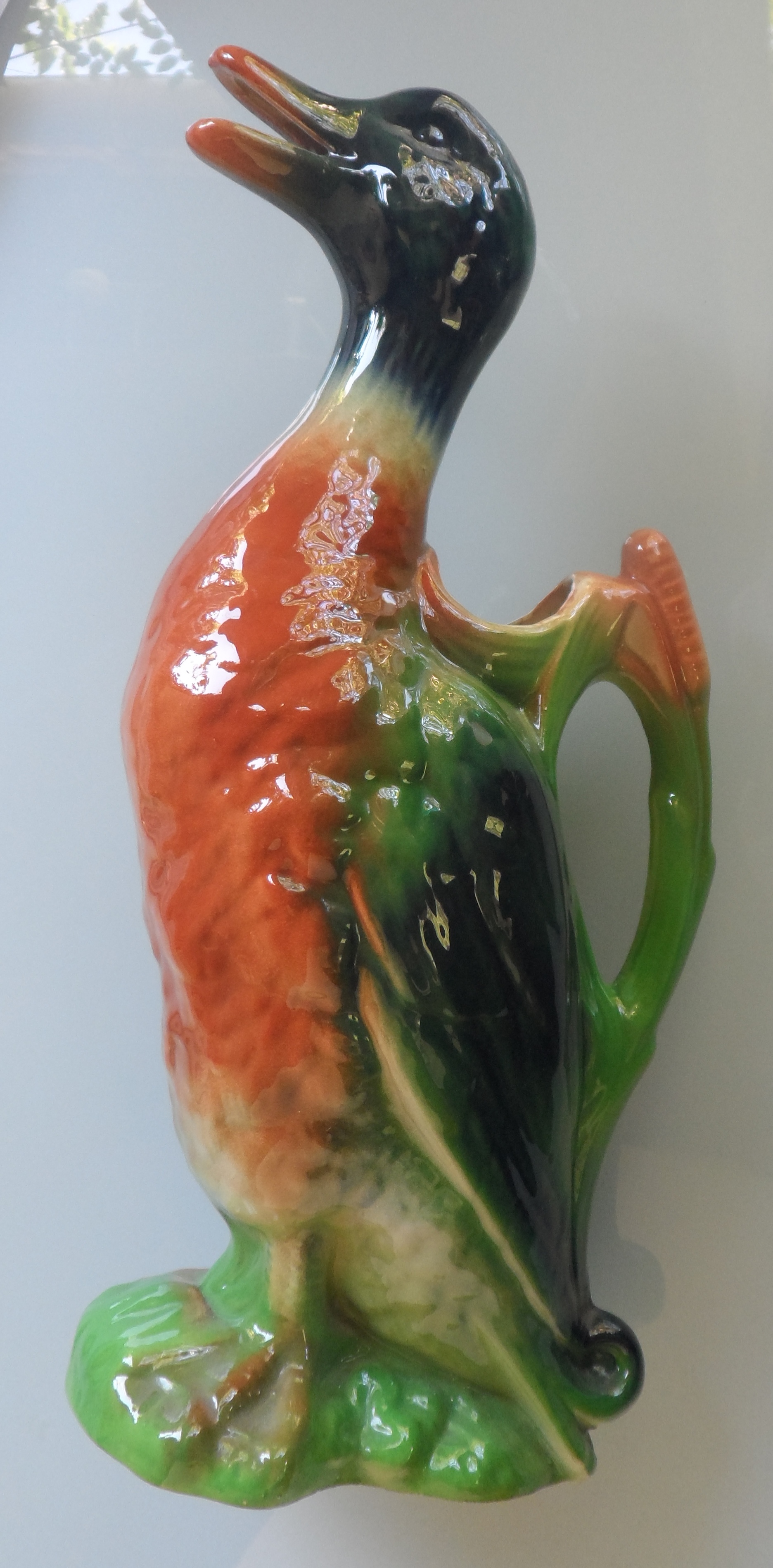 Pichet vintage en forme de canard barbotine Saint Cl�ment 100 Castries (34)