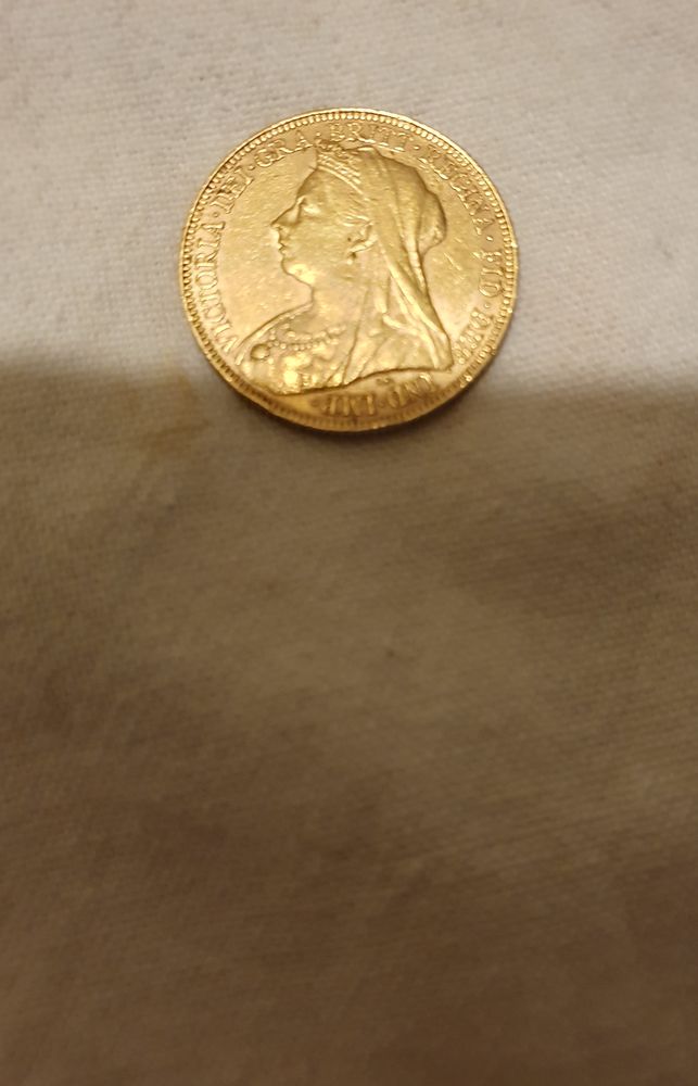 Pi�ce en Or 916.7% de 1893 poids 7.99 450 Sisteron (04)