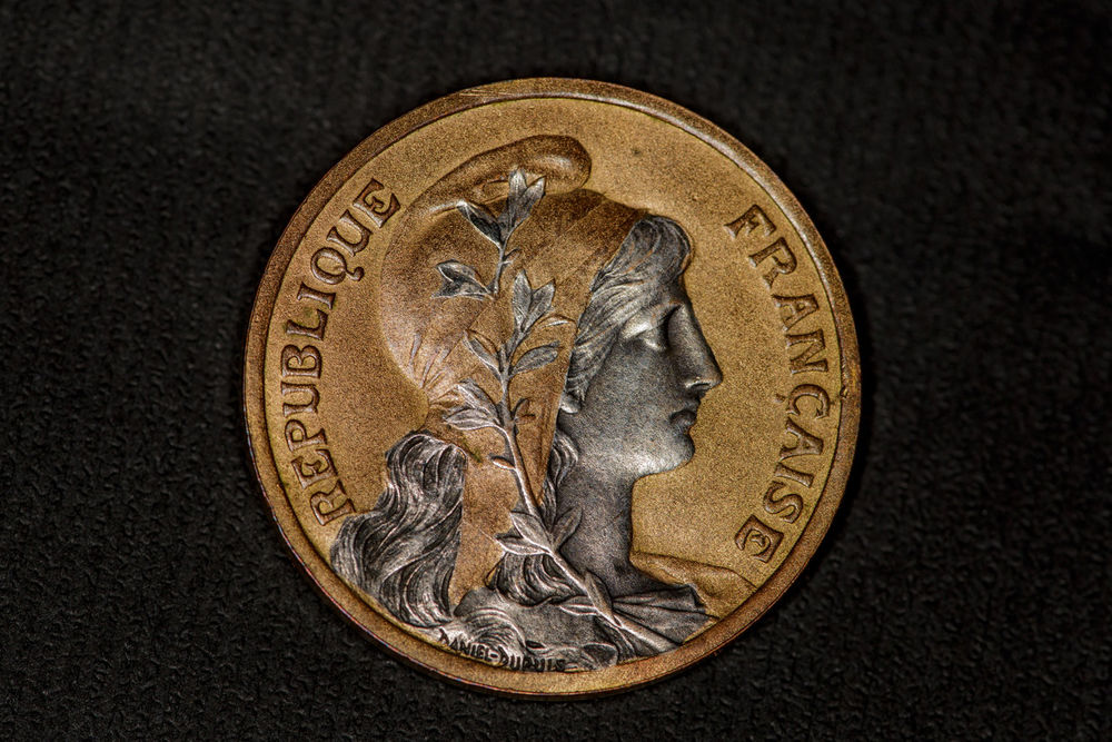 Pi�ce de 10 Centimes Dupuis 1898 Bicolore 150 Astaffort (47)