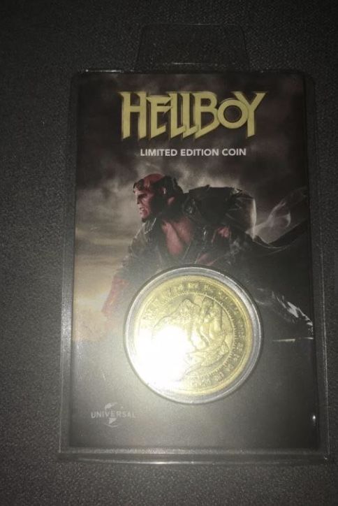 Piece De Collection Hellboy Couleur Or Edition Limit�e 25 Fameck (57)