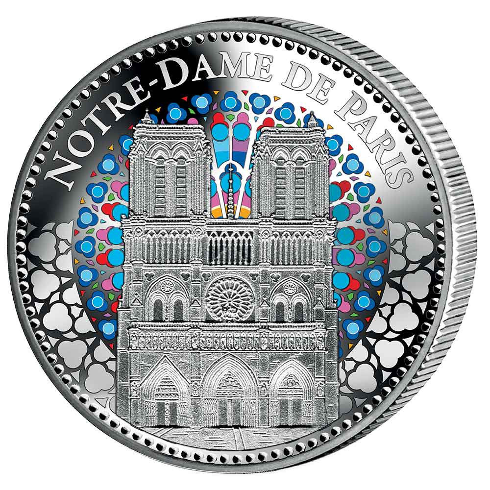 Pi�ce de collection Notre-Dame de Paris coloris�e 20 Reims (51)