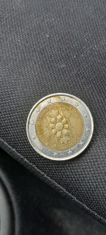 Piece commemorative 2 euros 1918-2018 180 Orl�ans (45)