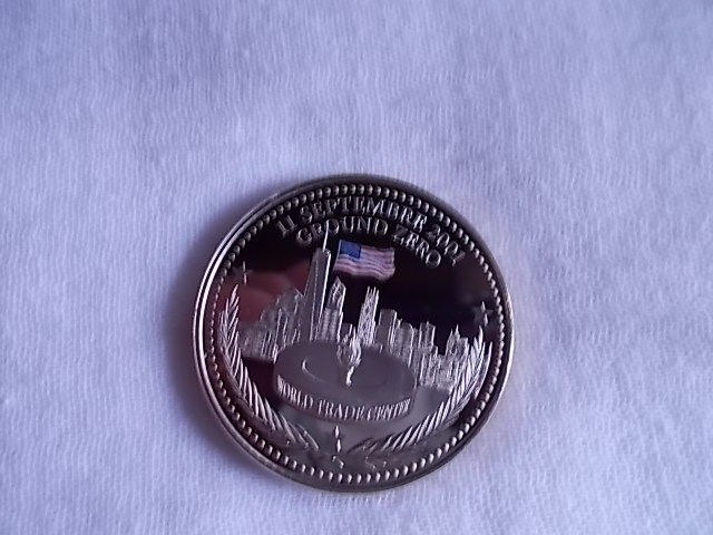 pi�ce commemorative 11 septembre 10 Chissey-en-Morvan (71)