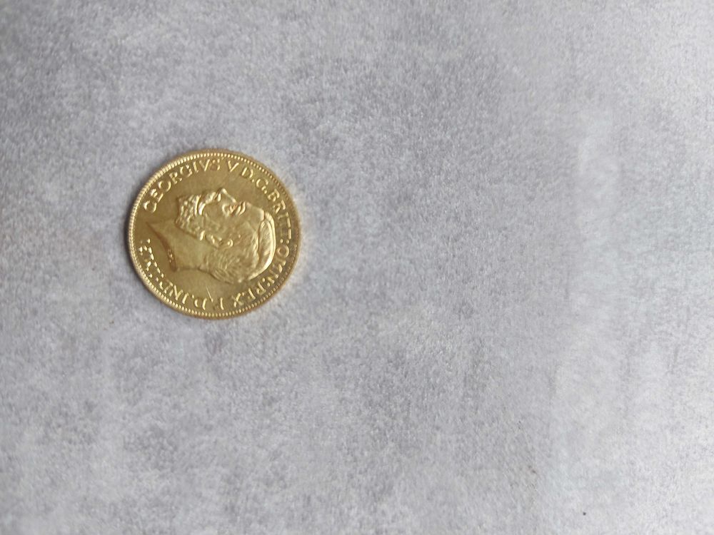 piece demi souverain or georges 150 Normanville (27)
