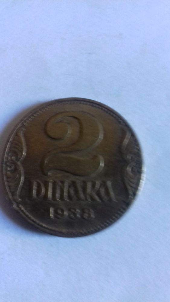 Pi�ce de 2 Dinara 1938 Yougoslavie 10 Besan�on (25)