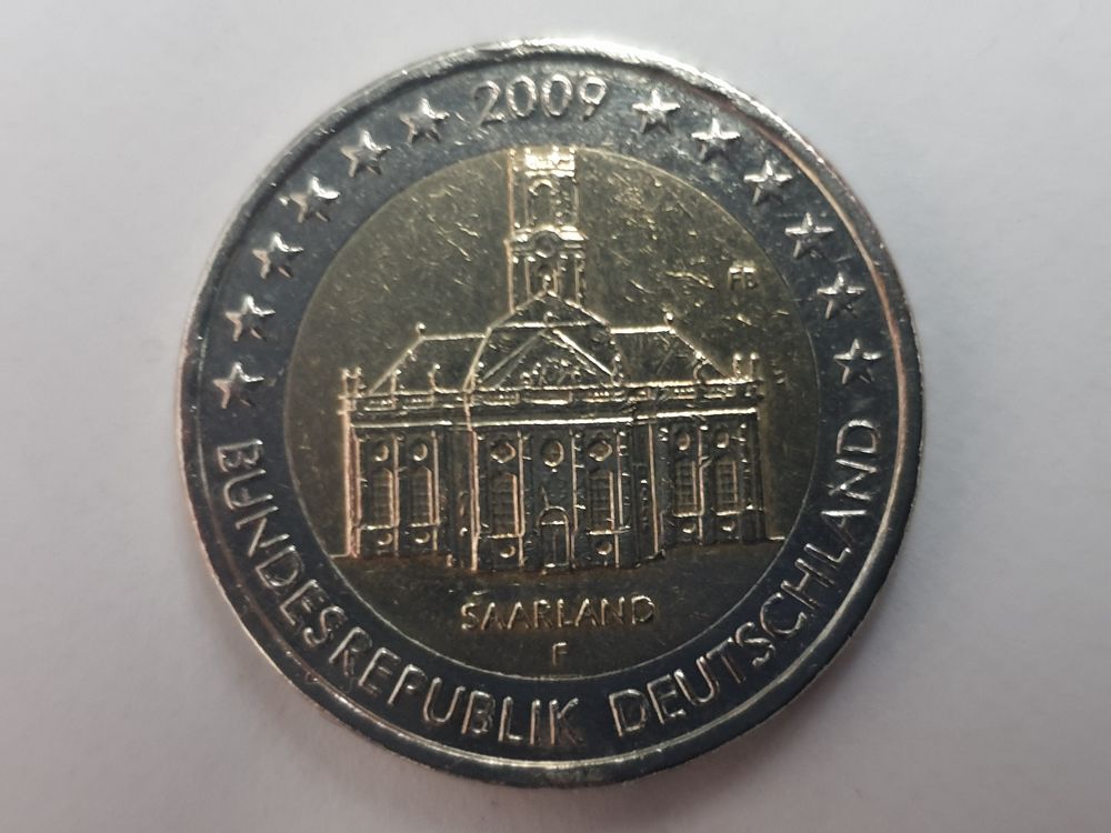 Pi�ce 2 euros Allemagne 2009 4 Bordeaux (33)
