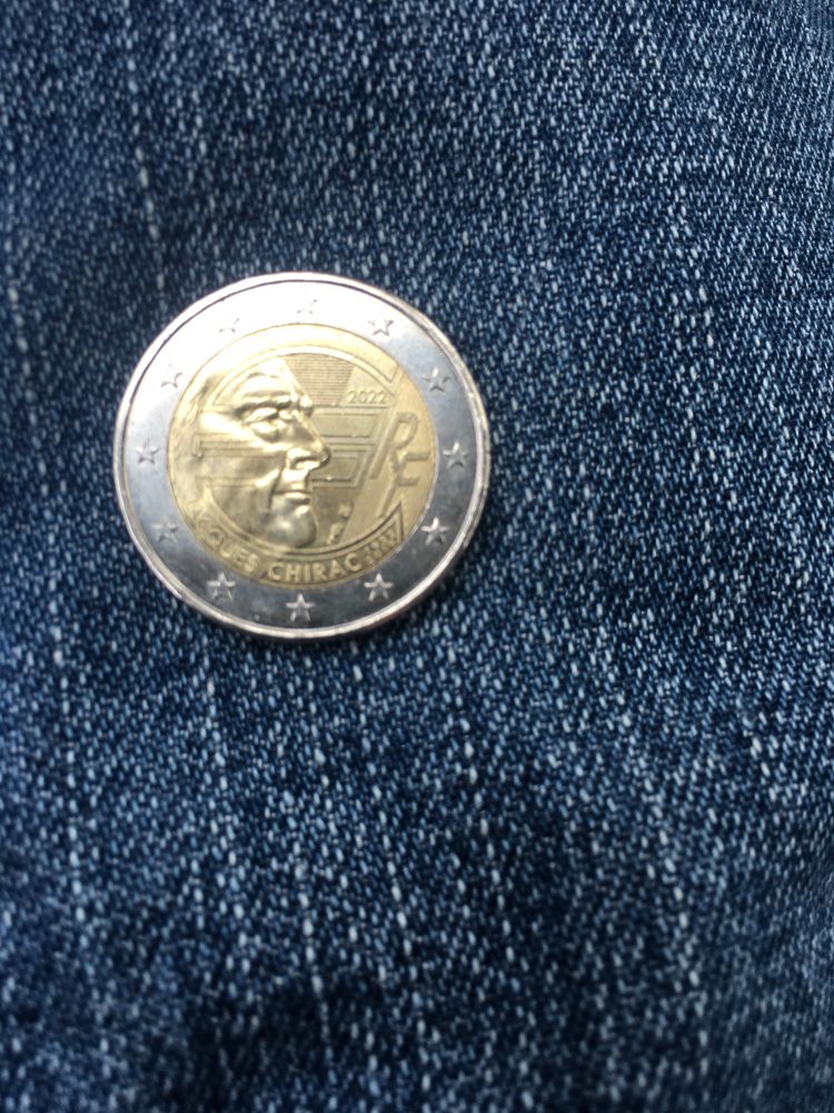 Pi�ce 2 euros Jacques Chirac 0 Le Plan-de-la-Tour (83)