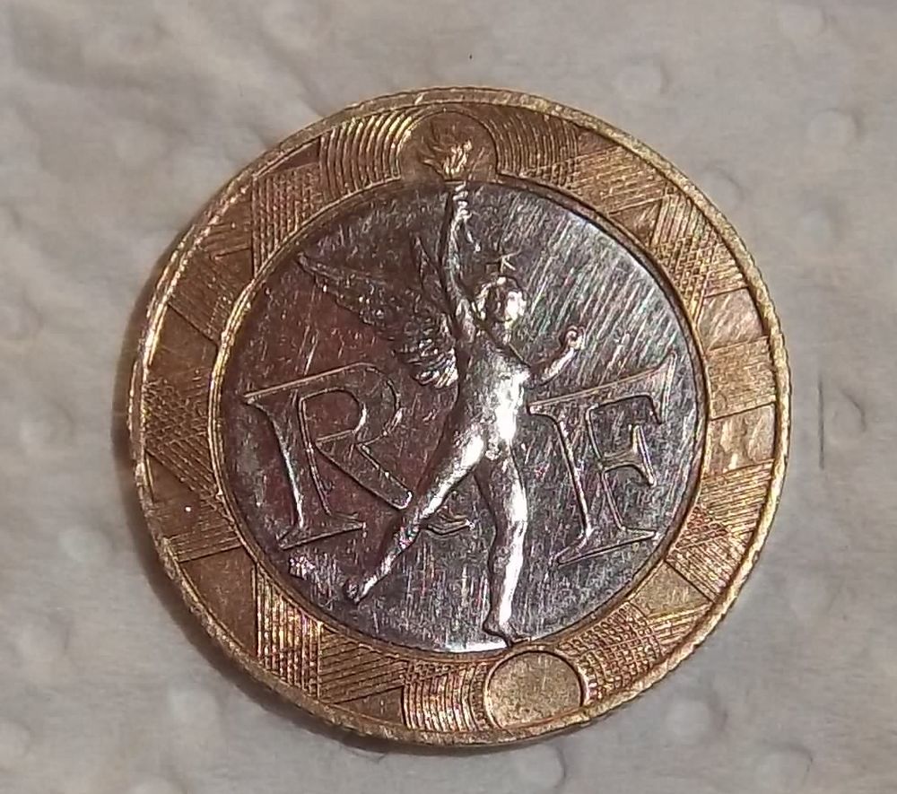 Pi�ce 10 franc G�nie de la Bastille 1 Colombier-Fontaine (25)