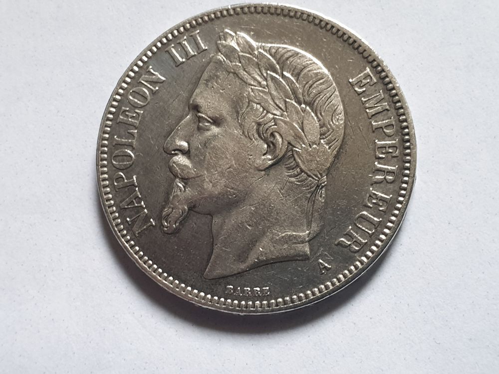 Pi�ce 5 Francs 1870 A Napol�on III 70 Bordeaux (33)