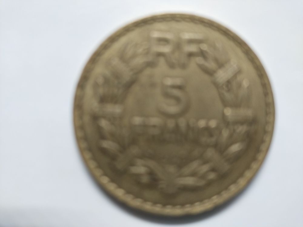 1 pi�ce de 5 francs fran�aise ann�e 1940 60 Dolus-d'Ol�ron (17)